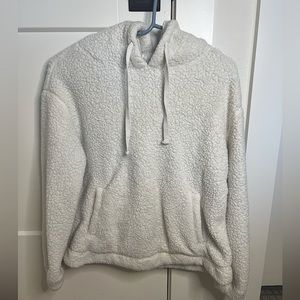 XS universal threads white sherpa sweatshirt.
